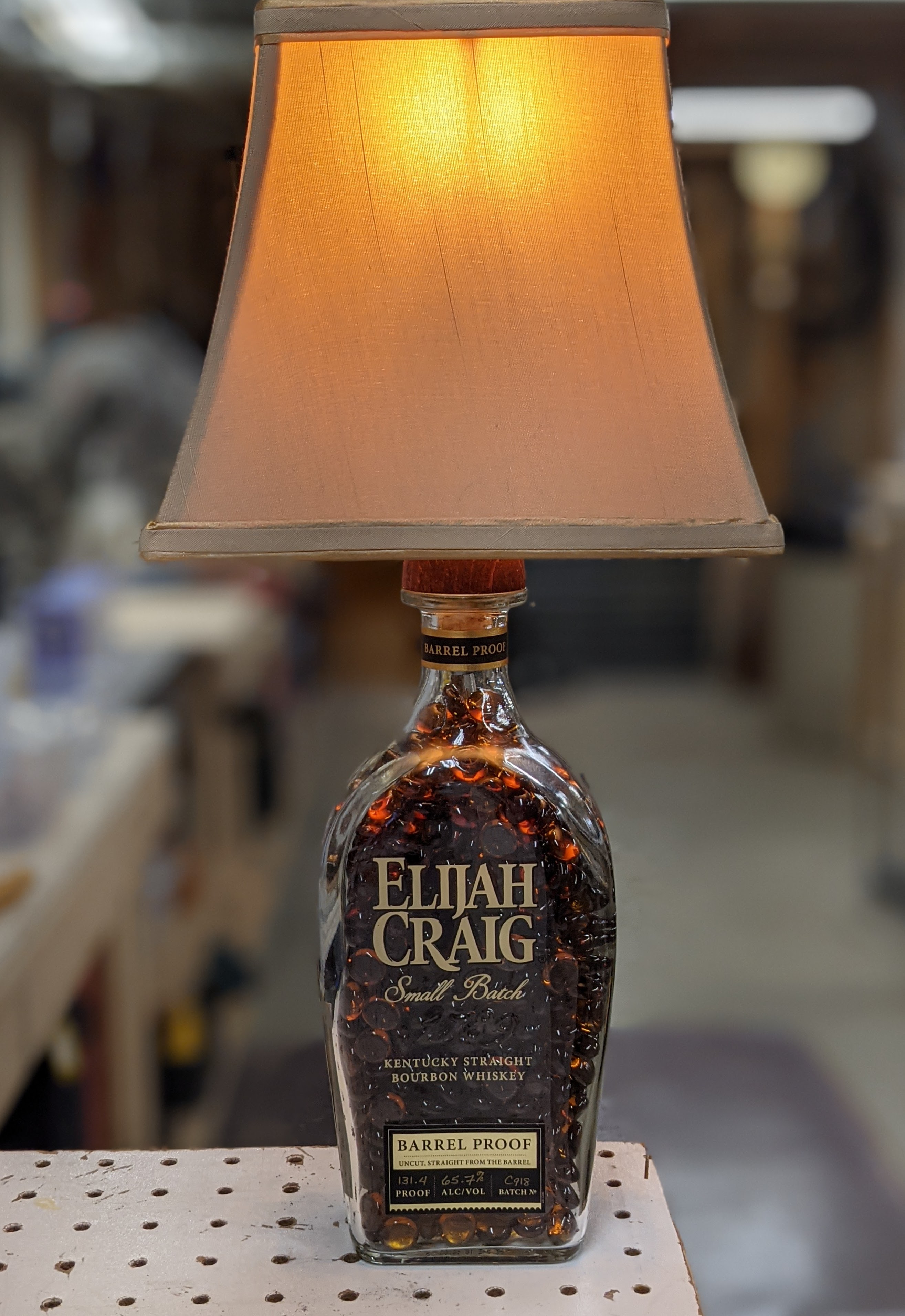 Lamp #3: Elijah Craig Barrel Proof