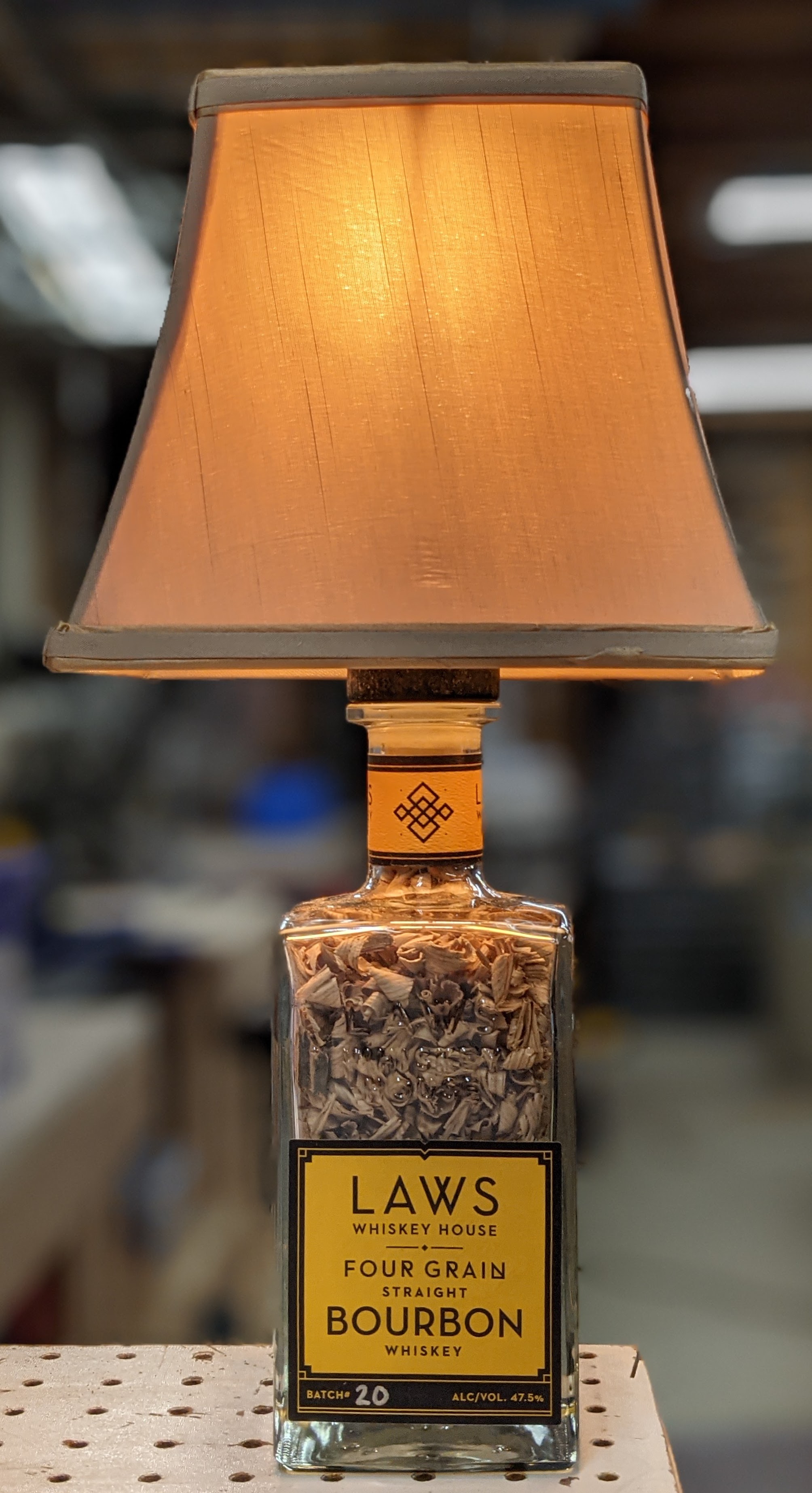 Lamp number 14: LAWS w/Wood