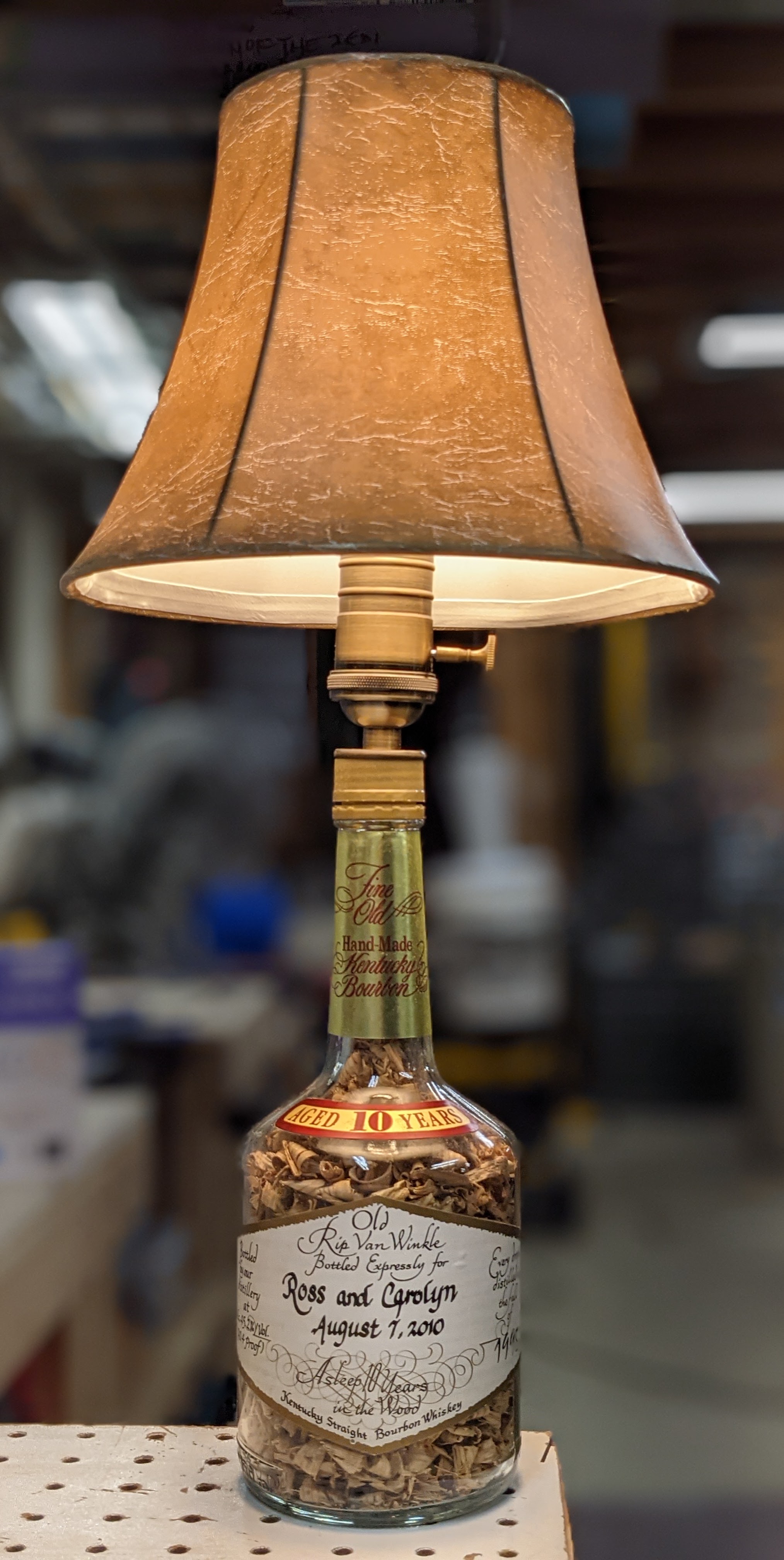 Lamp number 17: Pappy's w/Wood