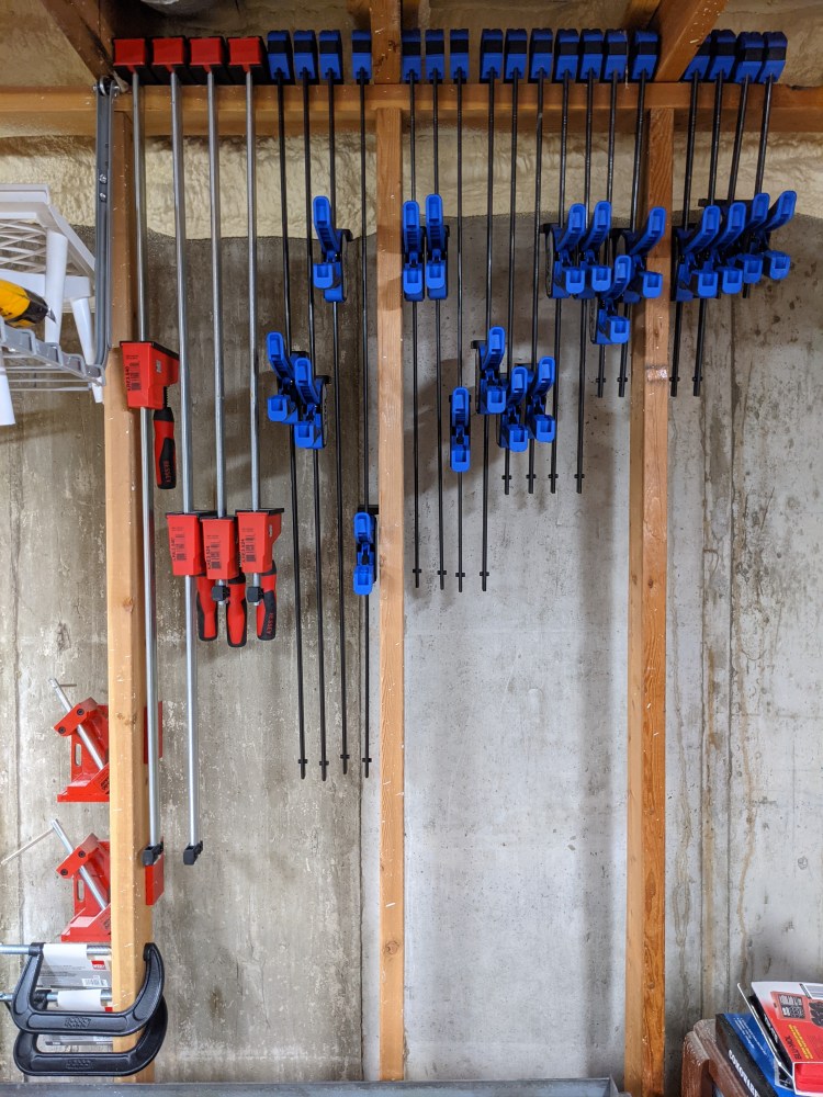 Parallel, Bar Clamps in Storage