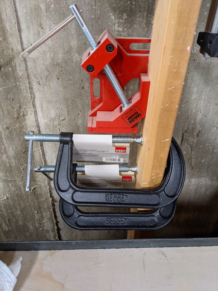 Miter clamp (picture frames, etc.) and new C-Clamps