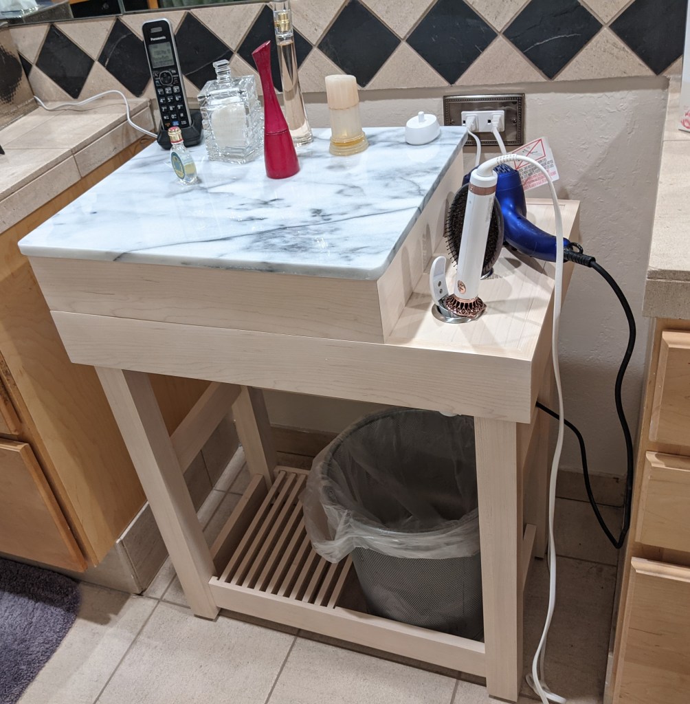 Completed Salon Table