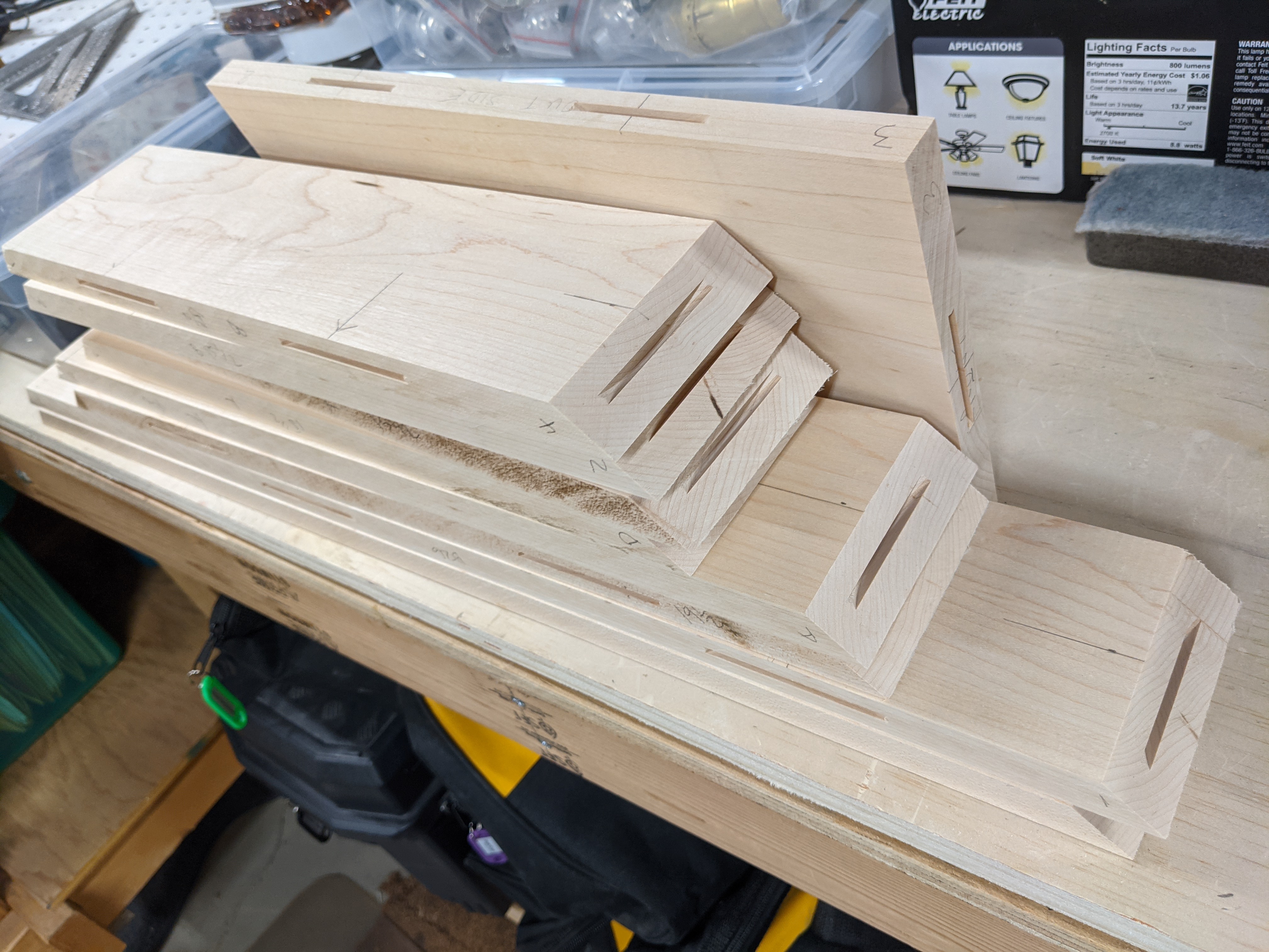 Plate Joiner on miter cuts.