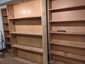 Middle shelves coming out